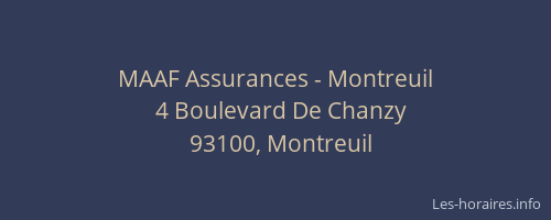 MAAF Assurances - Montreuil