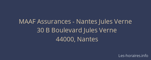 MAAF Assurances - Nantes Jules Verne