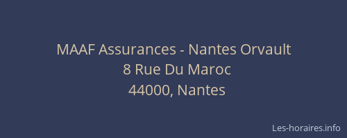MAAF Assurances - Nantes Orvault
