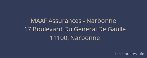 MAAF Assurances - Narbonne