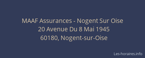 MAAF Assurances - Nogent Sur Oise