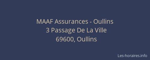 MAAF Assurances - Oullins