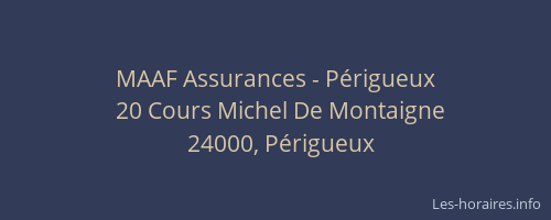 MAAF Assurances - Périgueux