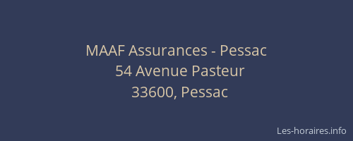 MAAF Assurances - Pessac