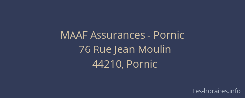 MAAF Assurances - Pornic
