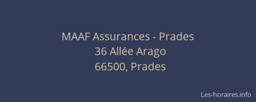 MAAF Assurances - Prades