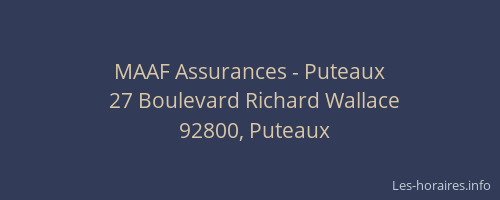 MAAF Assurances - Puteaux