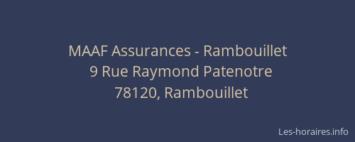 MAAF Assurances - Rambouillet
