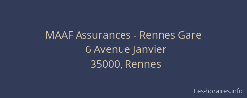 MAAF Assurances - Rennes Gare