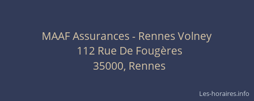 MAAF Assurances - Rennes Volney