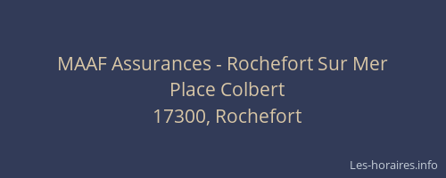 MAAF Assurances - Rochefort Sur Mer