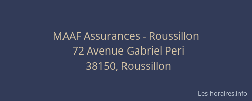 MAAF Assurances - Roussillon