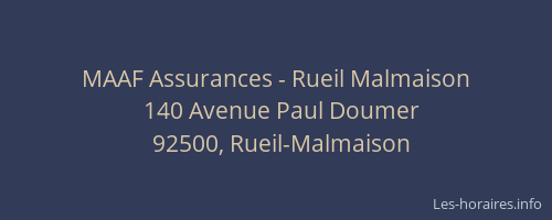 MAAF Assurances - Rueil Malmaison
