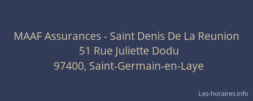 MAAF Assurances - Saint Denis De La Reunion