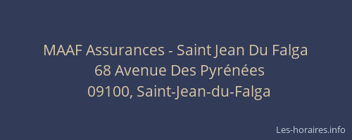 MAAF Assurances - Saint Jean Du Falga
