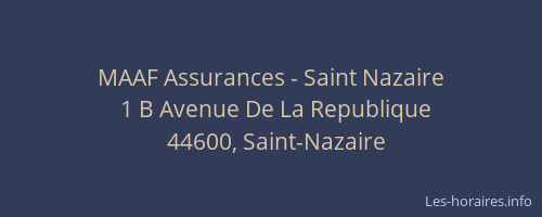 MAAF Assurances - Saint Nazaire
