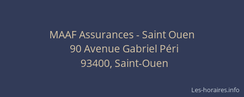 MAAF Assurances - Saint Ouen