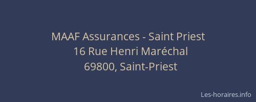 MAAF Assurances - Saint Priest