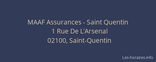 MAAF Assurances - Saint Quentin