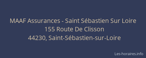 MAAF Assurances - Saint Sébastien Sur Loire