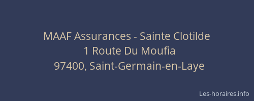 MAAF Assurances - Sainte Clotilde