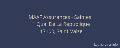 MAAF Assurances - Saintes