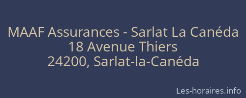 MAAF Assurances - Sarlat La Canéda