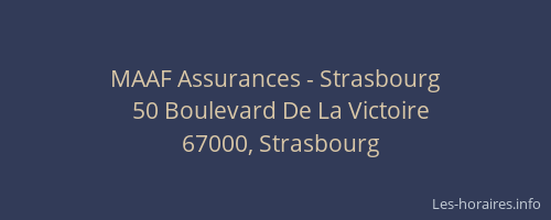 MAAF Assurances - Strasbourg