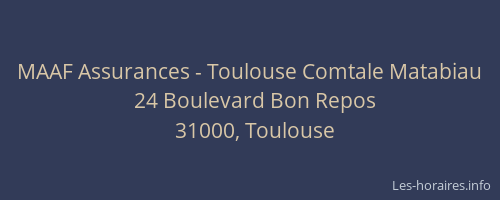 MAAF Assurances - Toulouse Comtale Matabiau