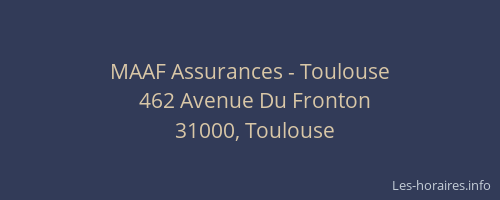MAAF Assurances - Toulouse