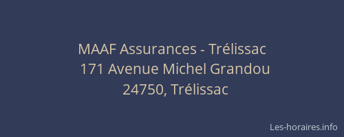 MAAF Assurances - Tr&eacute;lissac
