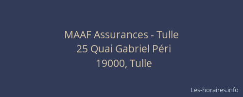 MAAF Assurances - Tulle