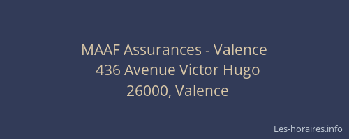 MAAF Assurances - Valence