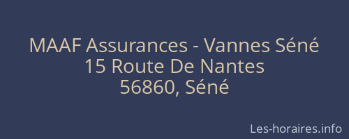 MAAF Assurances - Vannes Séné