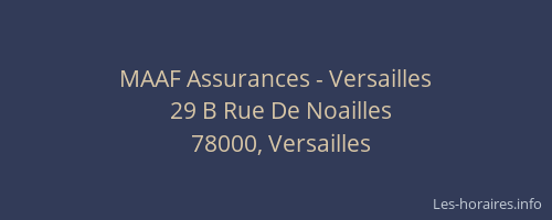 MAAF Assurances - Versailles