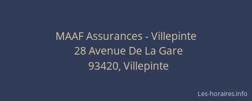 MAAF Assurances - Villepinte