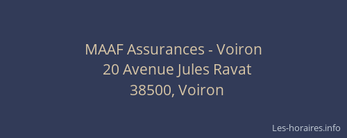 MAAF Assurances - Voiron