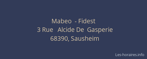 Mabeo  - Fidest