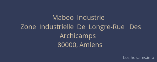 Mabeo  Industrie