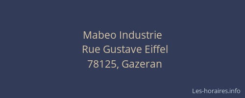 Mabeo Industrie