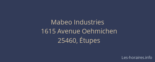 Mabeo Industries