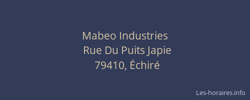 Mabeo Industries