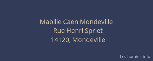Mabille Caen Mondeville