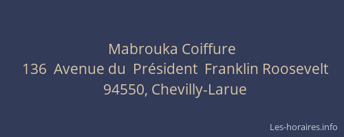 Mabrouka Coiffure