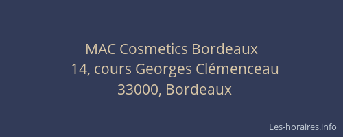 MAC Cosmetics Bordeaux