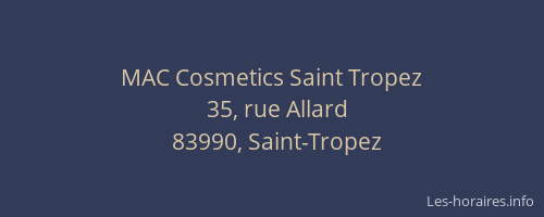MAC Cosmetics Saint Tropez