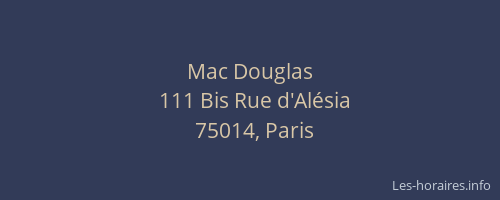 Mac Douglas