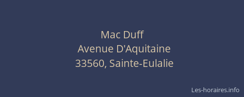 Mac Duff