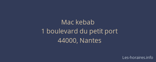 Mac kebab