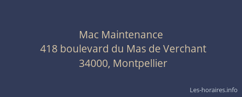Mac Maintenance